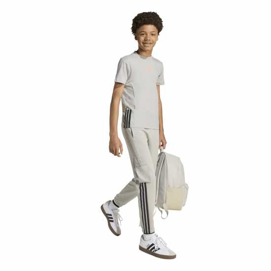 Adidas Utility Fleece Cargo Joggers Juniors Сиво/Корал 