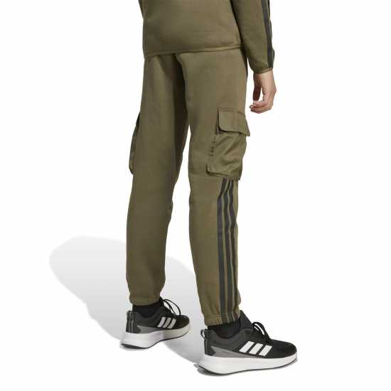 Детски долнища на анцуг Adidas Utility Fleece Cargo Joggers Juniors Khaki Adidas Utility Fleece Cargo Joggers Juniors Khaki Детски долнища на анцуг