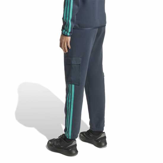 Детски долнища на анцуг Adidas Utility Fleece Cargo Joggers Juniors Ink Blue Adidas Utility Fleece Cargo Joggers Juniors Ink Blue Детски долнища на анцуг