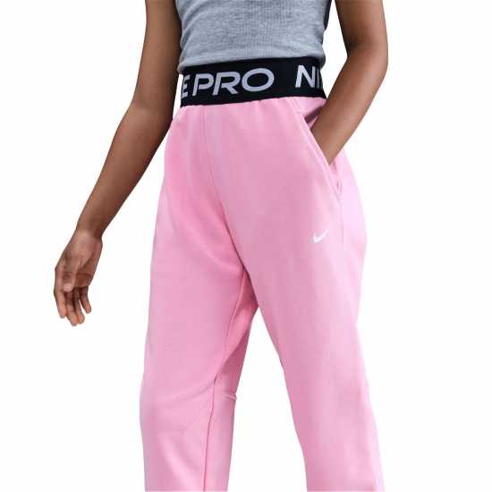 Nike Детско Спортно Долнище Pro Dri-Fit Jogging Bottoms Juniors Розово Nike Детско Спортно Долнище Pro Dri-Fit Jogging Bottoms Juniors Розово