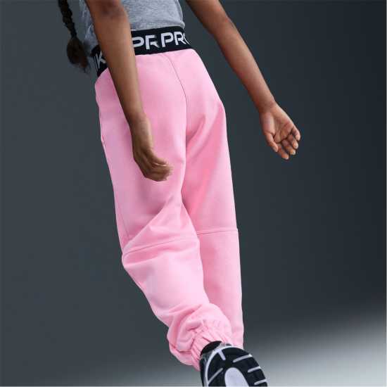 Nike Детско Спортно Долнище Pro Dri-Fit Jogging Bottoms Juniors Розово Nike Детско Спортно Долнище Pro Dri-Fit Jogging Bottoms Juniors Розово