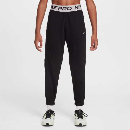 Nike Детско Спортно Долнище Pro Dri-Fit Jogging Bottoms Juniors Black/Violet Детски долнища на анцуг