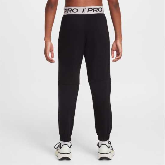 Nike Детско Спортно Долнище Pro Dri-Fit Jogging Bottoms Juniors Black/Violet Детски долнища на анцуг