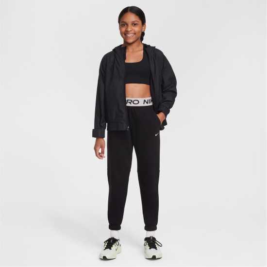 Nike Детско Спортно Долнище Pro Dri-Fit Jogging Bottoms Juniors Black/Violet Детски долнища на анцуг
