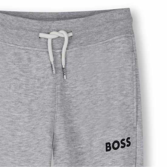 Boss Kids' Closed Hem Fleece Joggers Сиво 