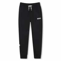 Boss Kids' Closed Hem Fleece Joggers Черно 