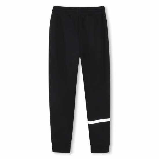 Boss Kids' Closed Hem Fleece Joggers Черно 
