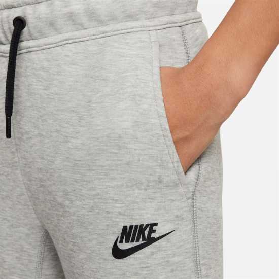 Nike Sportswear Tech Fleece Big Kids' Pants Сиво/Черно Детски долнища на анцуг