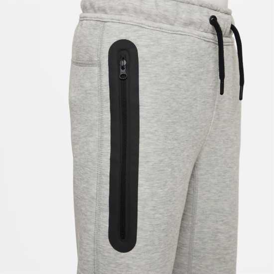 Nike Sportswear Tech Fleece Big Kids' Pants Сиво/Черно Детски долнища на анцуг