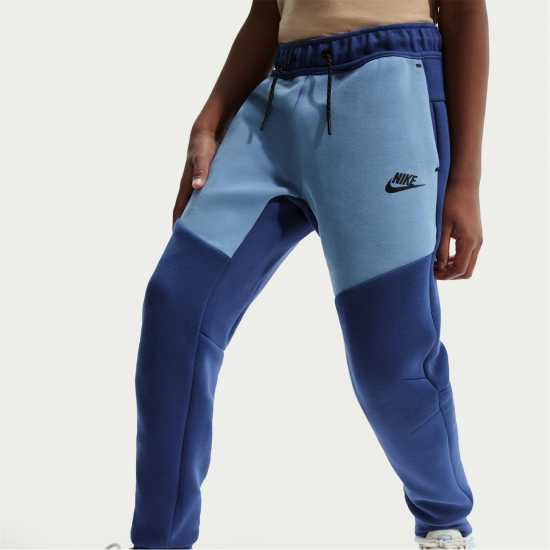 Nike Sportswear Tech Fleece Big Kids' Pants Work Blue 