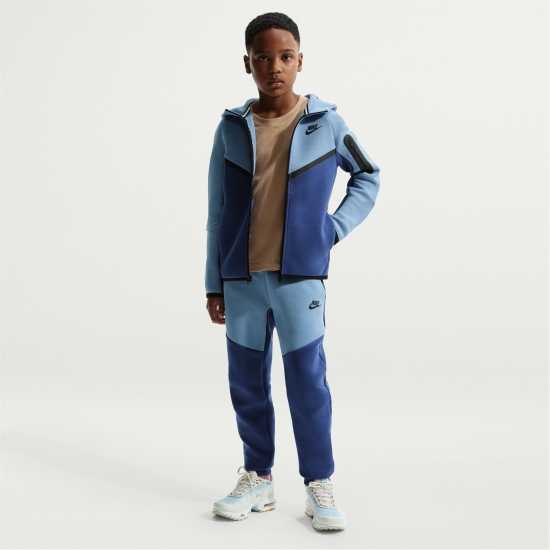 Nike Sportswear Tech Fleece Big Kids' Pants Work Blue 