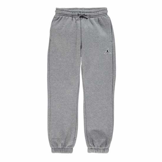 Долнище Полар Момченца Air Jordan Jm Fleece Pants Junior Boys Сива Хизър Детски долнища на анцуг
