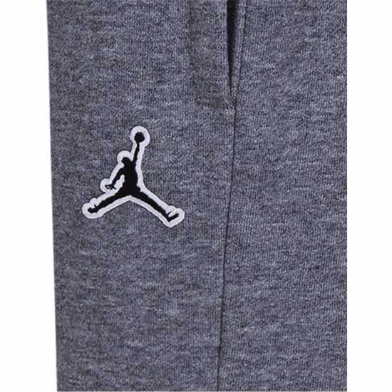 Долнище Полар Момченца Air Jordan Jm Fleece Pants Junior Boys Сива Хизър Детски долнища на анцуг