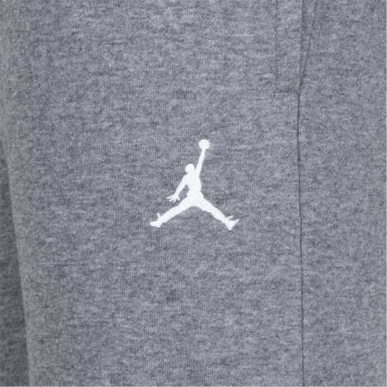 Долнище Полар Момченца Air Jordan Jm Fleece Pants Junior Boys Сива Хизър Детски долнища на анцуг