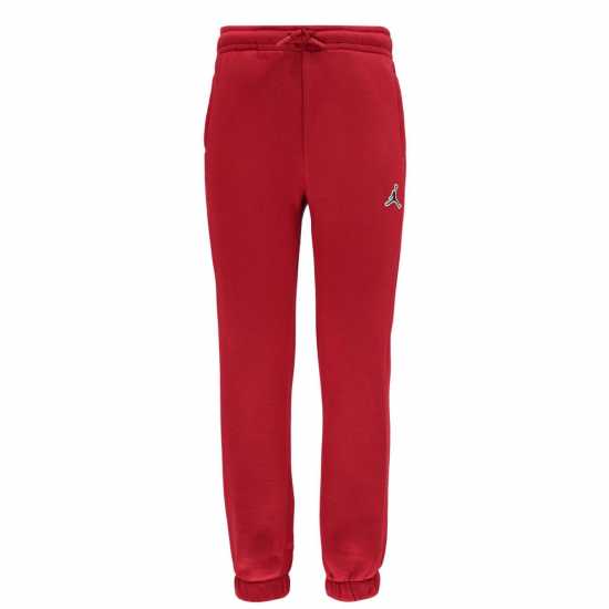 Долнище Полар Момченца Air Jordan Jm Fleece Pants Junior Boys Gym Red Детски долнища на анцуг