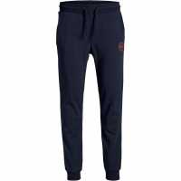Jack And Jones Gordon Shark Jogging Bottoms Нави блейзър Мъжки меки спортни долнища