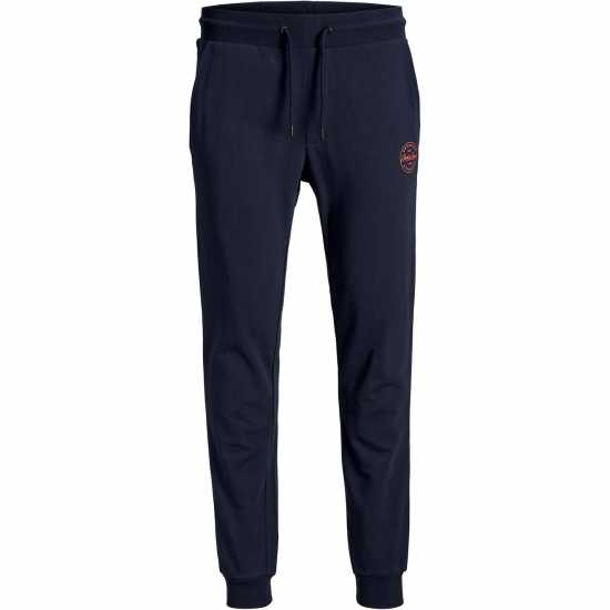 Мъжки меки спортни долнища Jack And Jones Gordon Shark Jogging Bottoms Нави блейзър Jack And Jones Gordon Shark Jogging Bottoms Нави блейзър Мъжки меки спортни долнища