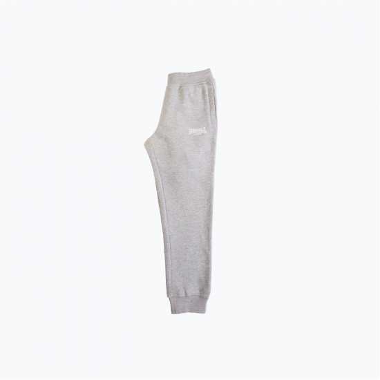 Lonsdale Essential Jogger With Embroidered Logo Grey M Детски долнища на анцуг