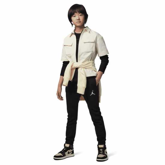 Детски долнища на анцуг Air Jordan Jordan Jumpman Essentials Joggers Junior Girls Air Jordan Jordan Jumpman Essentials Joggers Junior Girls Детски долнища на анцуг