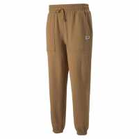 Puma Мъжко Спортно Долнище Fleeced Jogging Bottoms Mens Пустинно кафяво Мъжки меки спортни долнища