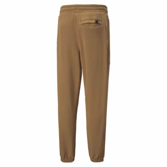 Puma Мъжко Спортно Долнище Fleeced Jogging Bottoms Mens Пустинно кафяво Мъжки меки спортни долнища
