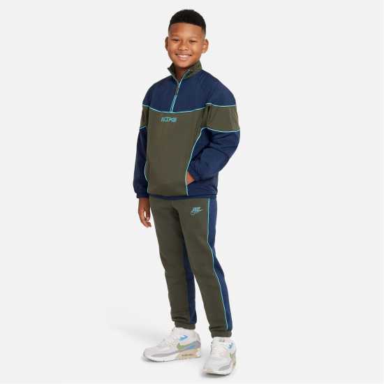 Nike Sportswear Big Kids' (Boys') Jogger Pants Khaki/Navy Детски долнища на анцуг
