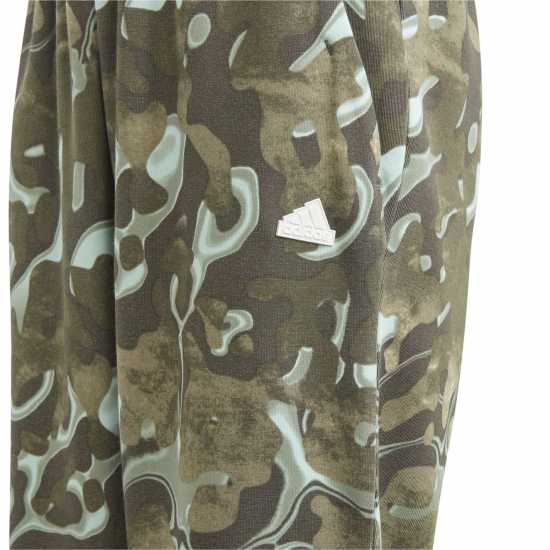 Детски долнища на анцуг Adidas Future Icons Allover Print Joggers Juniors Зелено Adidas Future Icons Allover Print Joggers Juniors Зелено Детски долнища на анцуг