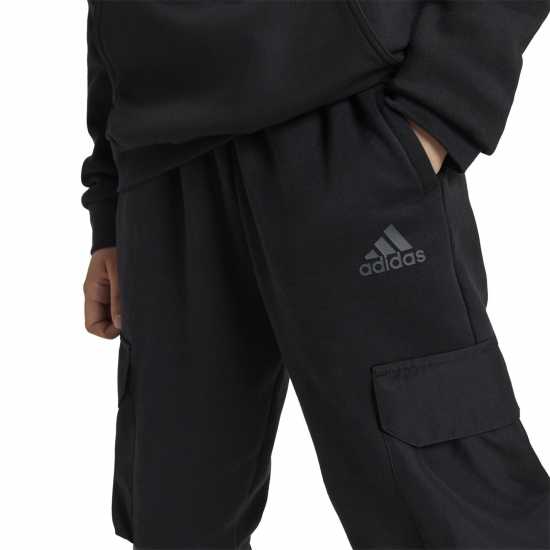 Adidas Utility Joggers Juniors Черно Детски долнища на анцуг
