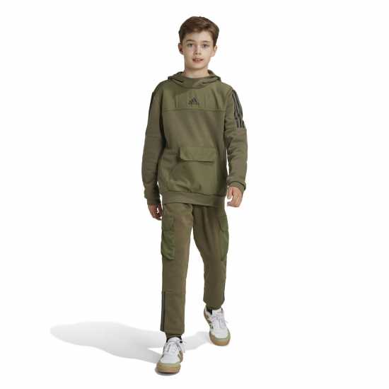 Детски долнища на анцуг Adidas Utility Joggers Juniors Хаки Adidas Utility Joggers Juniors Хаки Детски долнища на анцуг