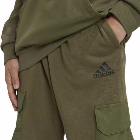 Детски долнища на анцуг Adidas Utility Joggers Juniors Хаки Adidas Utility Joggers Juniors Хаки Детски долнища на анцуг