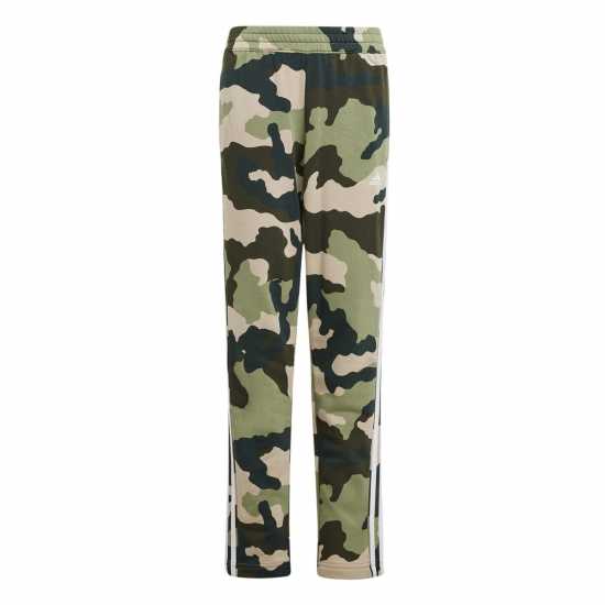 Adidas Junior Camo Pant Зелена Камуфлаж Детски долнища на анцуг