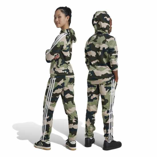 Adidas Junior Camo Pant Зелена Камуфлаж Детски долнища на анцуг