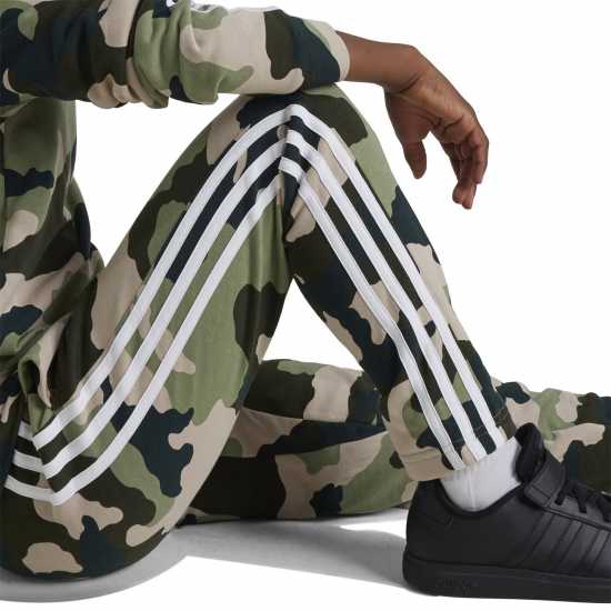 Adidas Junior Camo Pant Зелена Камуфлаж Детски долнища на анцуг
