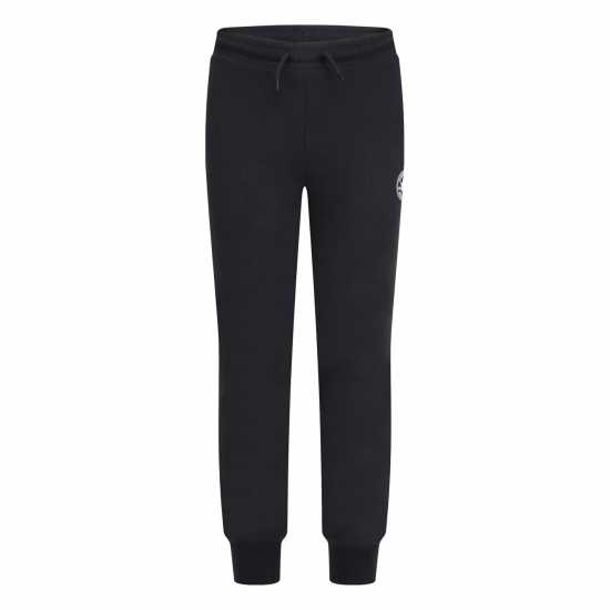 Converse Signature Closed Hem Fleece Joggers Черно 