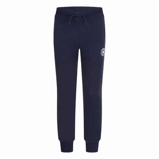 Converse Signature Closed Hem Fleece Joggers Обсидиан 