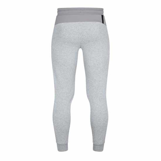 Puma Мъжко Спортно Долнище Logo Jogging Bottoms Mens Светло сиво Мъжки меки спортни долнища