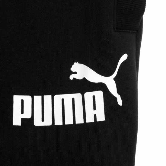 Puma Мъжко Долнище Полар Tapered Fleece Pants Mens Black/White Мъжко облекло за едри хора
