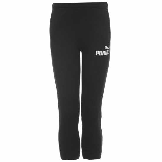 Puma No1 Logo Sweatpants Junior Boys Black Детски полар