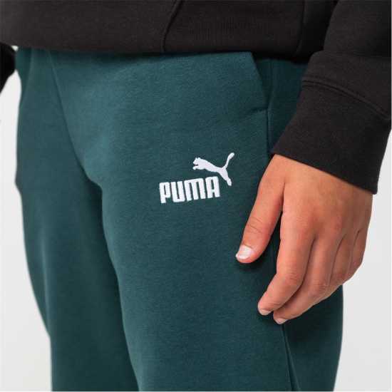 Puma No1 Logo Sweatpants Junior Boys Зелена Терен 