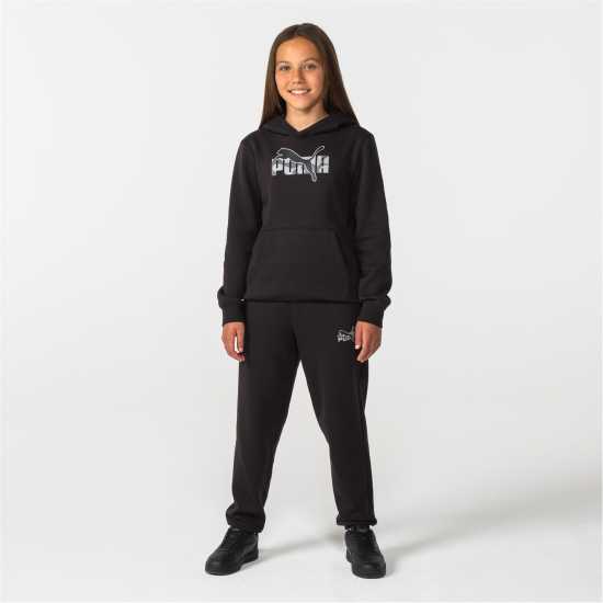 Puma No1 Logo Sweatpants Junior Boys Black Детски долнища на анцуг