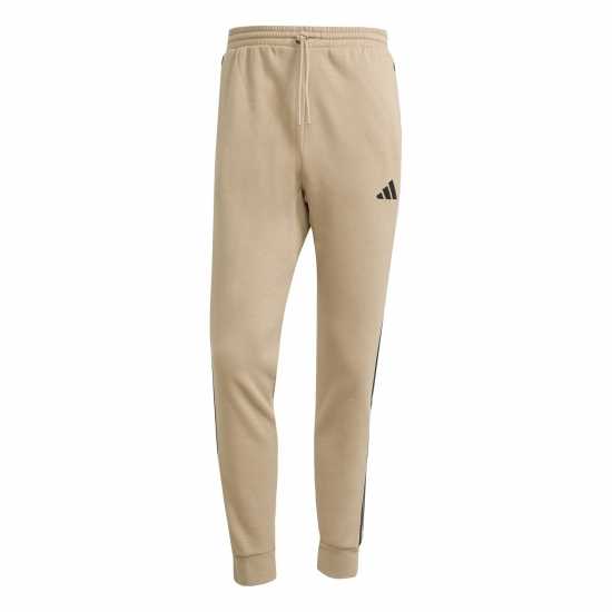 Adidas Fleece Tapered Cuff 3-Stripes Joggers Пясъчен камък 