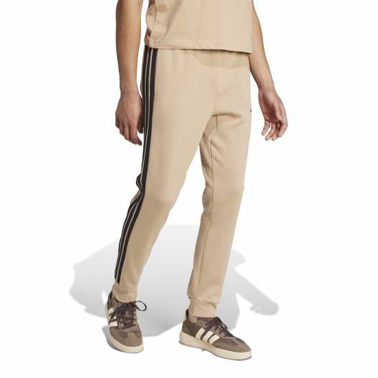 Adidas Fleece Tapered Cuff 3-Stripes Joggers Пясъчен камък 