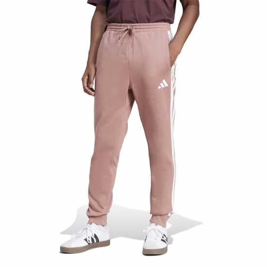 Adidas Fleece Tapered Cuff 3-Stripes Joggers Топла глина 