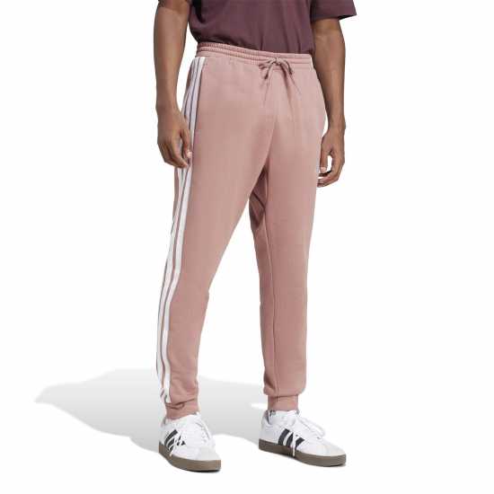 Adidas Fleece Tapered Cuff 3-Stripes Joggers Топла глина 