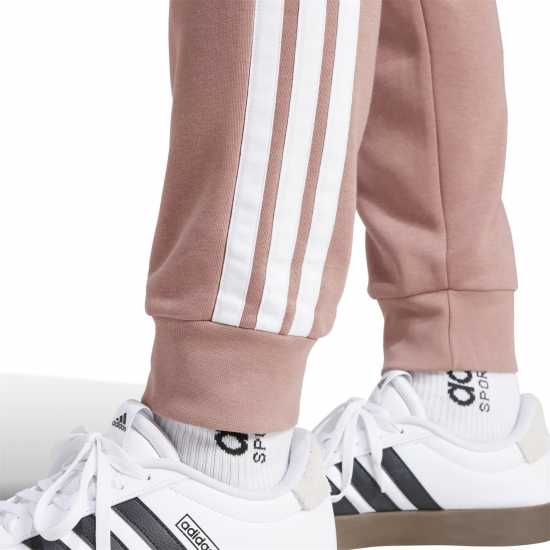 Adidas Fleece Tapered Cuff 3-Stripes Joggers Топла глина 