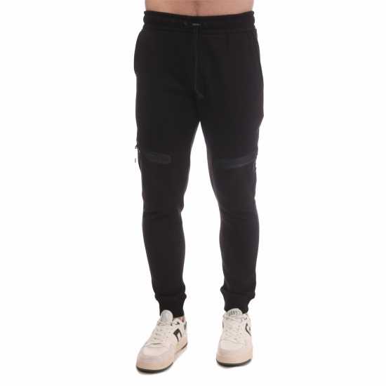 Dfnd London Closed Hem Fleece Joggers Черно Dfnd London Closed Hem Fleece Joggers Черно