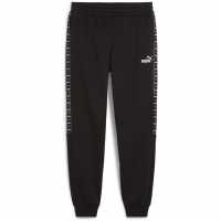 Puma Tape Closed Hem Fleece Joggers Черно Пума Puma Tape Closed Hem Fleece Joggers Черно Пума