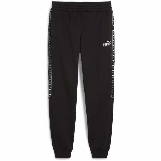 Puma Tape Closed Hem Fleece Joggers Черно Пума Puma Tape Closed Hem Fleece Joggers Черно Пума