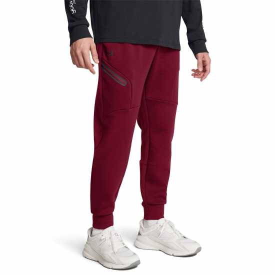 Under Armour Unstoppable Closed Hem Fleece Joggers Червено 