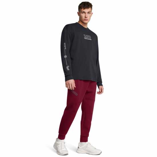 Under Armour Unstoppable Closed Hem Fleece Joggers Червено 